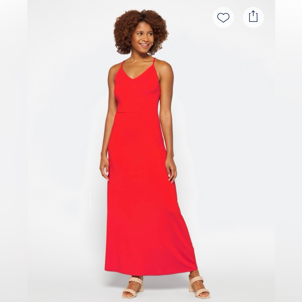 Market & Spruce Alisha Knit Strappy Back Maxi Dress